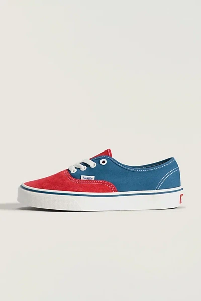 Vans Authentic Sneakers In Primary Raching Red At Urban Outfitters In Blue