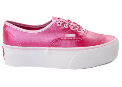 Pre-owned Vans Authentic Stackform Barbie Sneakers In Pink/white In Multi