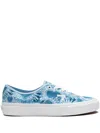Vans Authentic Tie-dye Heart Sneakers In Blue