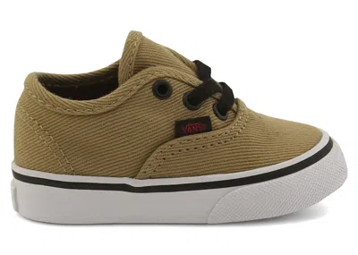 Pre-owned Vans Authentic Twill Sneakers In Black/cornstalk