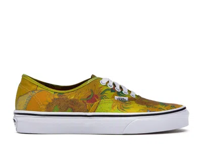 Pre-owned Vans Authentic Van Gogh (women's) Sneakers In Sunflowers/true White