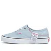 Vans Authentic Washed Patch Low Top Casual Canvas Skate Shoes Unisex Blue Red