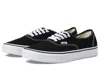 Vans Authentic Wide Shoes Black/white : In Black