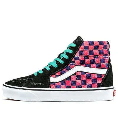 Vans Sk8-hi Checkerboard Sneakers In Multi