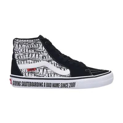 Pre-owned Vans Baker Skateboards X Sk8 Hi In Black