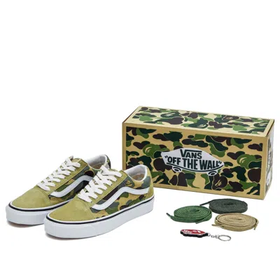 Vans Bape X Old Skool 36 Dx 'green Camo'