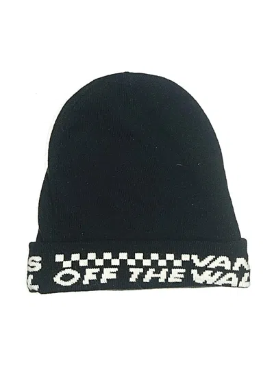 Pre-owned Vans Kids' Beanie Hat In Black