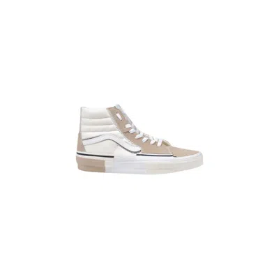 Vans Beige Leather Sneaker In Multi