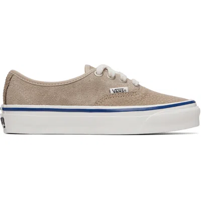 Vans Beige Otw Authentic 44 Siped Vibram Sneakers In Brown