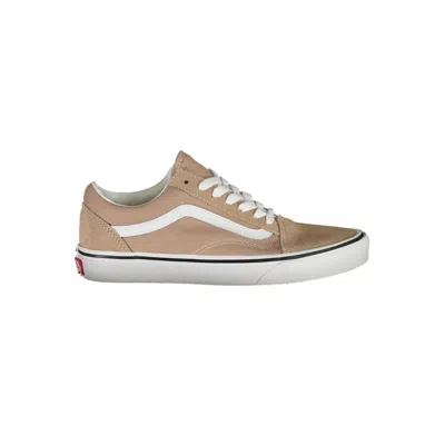 Vans Beige Polyester Women Sneaker In Brown
