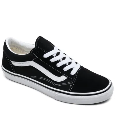 Vans Big Kids Old Skool Lifestyle Sneakers From Finish Line In Black