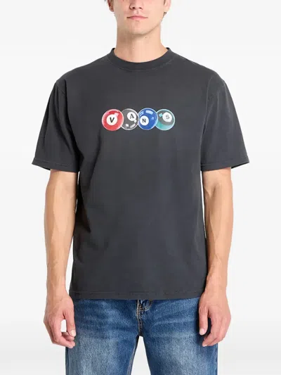 Vans Billiard Print T-shirt In Black