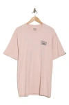 Vans Billiards Logo Graphic T-shirt In Sepia Rose