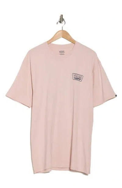 Vans Billiards Logo Graphic T-shirt In Sepia Rose