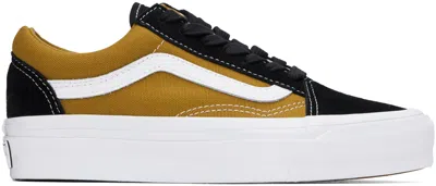 Vans Black & Tan Old Skool 36 Sneakers In Lx Black/woodthrush