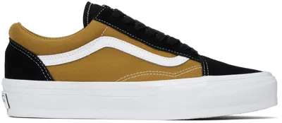Vans Black & Tan Old Skool Sneakers In Lx Black/woodthrush