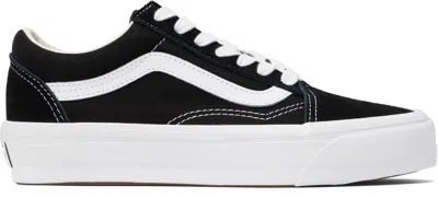 VANS BLACK & WHITE LX OLD SKOOL SNEAKERS
