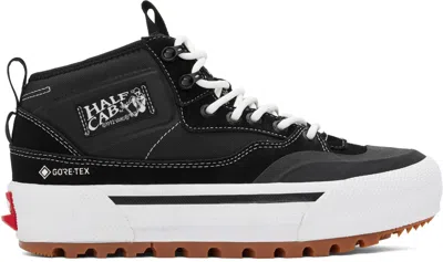 VANS BLACK & WHITE MTE HALF CAB GORE-TEX SNEAKERS