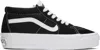 Vans Black & White Premium Sk8-mid Reissue 83 Sneakers In Lx Black/white