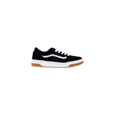 Vans Black And White Suede Leather Low Top Sneakers