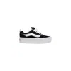 Vans Knu Stack Woman Sneakers Black Size 8 Leather In Black