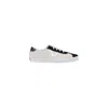 Vans Black And White Suede Leather Sneaker In Multi