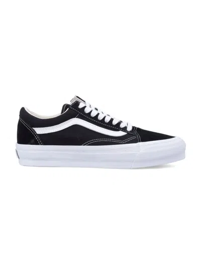 VANS BLACK CANVAS OLD SKOOL SHOES