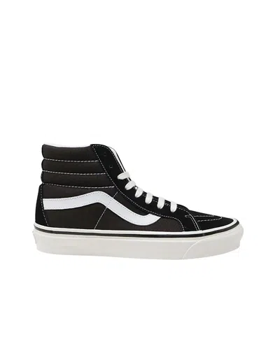 VANS BLACK HIGH-TOP CASUAL SNEAKERS