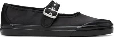 Vans Black Lx Mary Jane Lowpro Sneakers In Animal Print