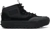 Vans Black Mte Half Cab Gore-tex Insulated Sneakers In Black/black