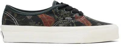 Vans Black Premium Authentic 44 Jacquard Sneakers In Jacquard Floral
