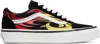 Vans Premium Old Skool Y2k Flame Sneakers In Y2k Flame Black/whit