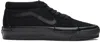 Vans Black Premium Sk8-mid Reissue 83 Sneakers In Lx Black/black