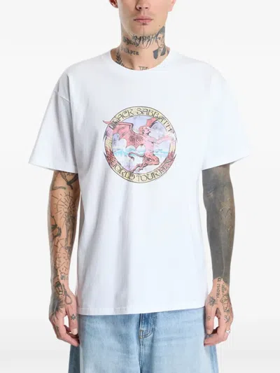 Vans Black Sabbath Obi Graphic-print T-shirt In White
