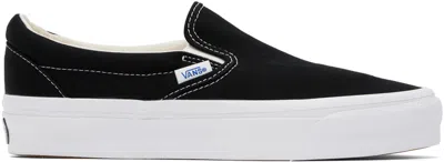 VANS BLACK SLIP-ON REISSUE 98 LX SNEAKERS