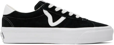 Vans Black Sport 73 Lx Sneakers In Lx Pig Suede Black/w