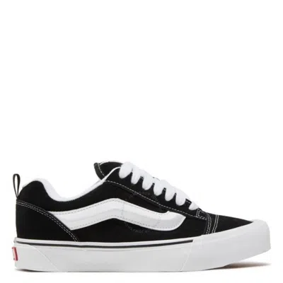 VANS VANS BLACK SUEDE KNU SKOOL LOW-TOP SNEAKERS