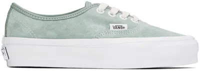 Vans Blue Authentic Reissue 44 Sneakers In Lx Pig Suede Iceberg
