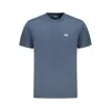 Vans Blue Cotton Men T-shirt In Blue