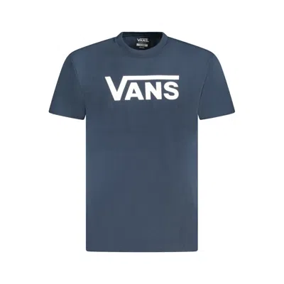 VANS BLUE COTTON T-SHIRT