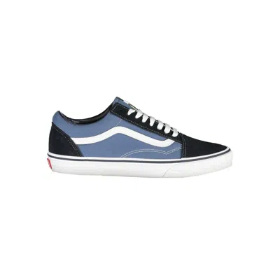 VANS BLUE LEATHER MEN SNEAKER