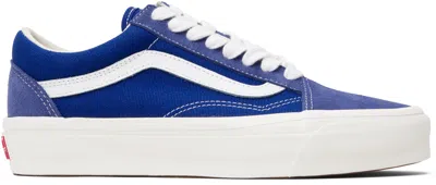 VANS BLUE PREMIUM OLD SKOOL SUEDE SNEAKERS