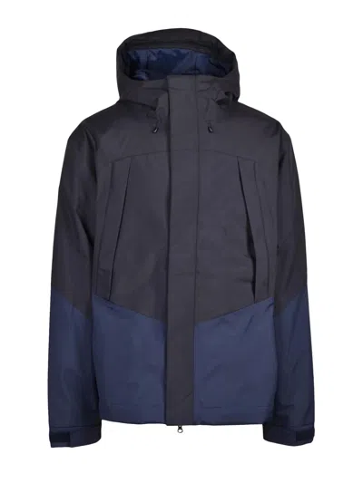 Vans Blue/black Two-tone Waterproof Nylon Jacket