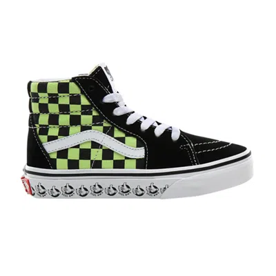 Pre-owned Vans Bmx Sk8-hi Zip Kids 'black Sharp Green' | Kid's Size 13