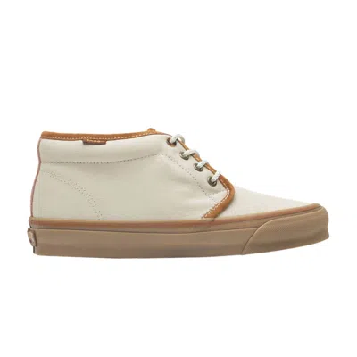 Pre-owned Vans Bodega X Og Chukka Lx 'mid-top Modern - Khaki' In Cream