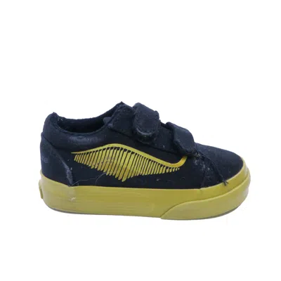 Pre-owned Vans Kids' Boys Black "golden Snitch" Sneakers