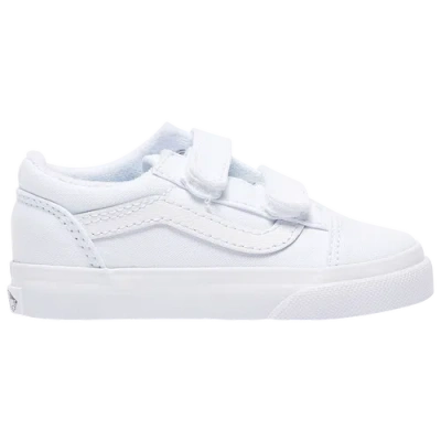 Vans Kids' Boys Infant   Old Skool Velcro In True White