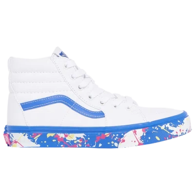 Vans Kids' Boys  Sk8 Hi Paint In White/red