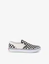 Vans White Kids' Checkerboard Canvas Low-top Trainers 5-8 Years Eur 34 / 2 Uk In White