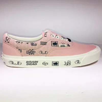 Pre-owned Vans Braindead Era Lx Silver Pink Marshmallow White Sneakers Vn0a38fan8d Size 9